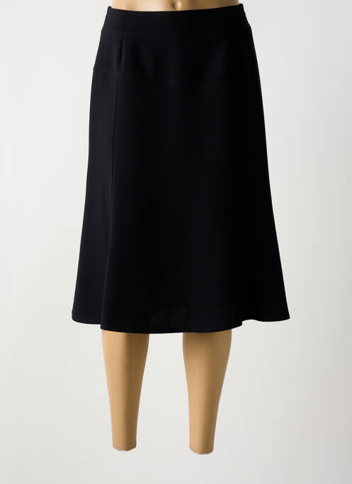 Jupe mi-longue noir GEVANA pour femme