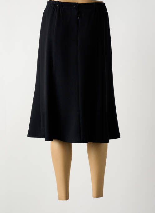 Jupe mi-longue noir GEVANA femme