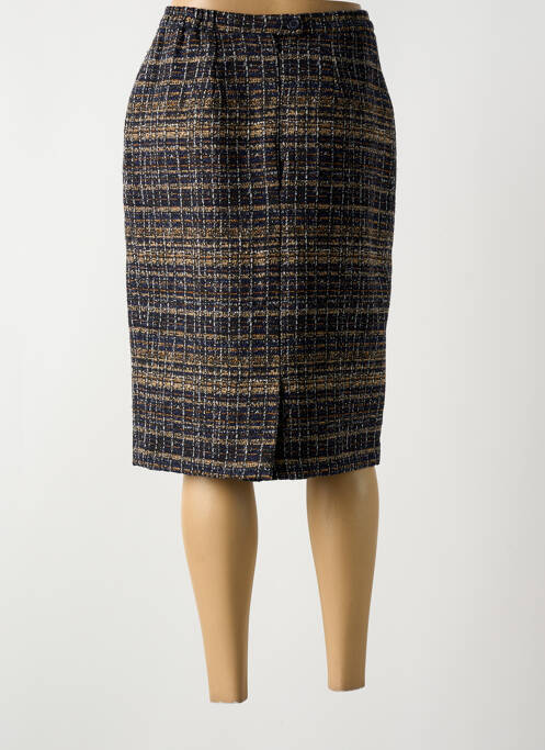 Jupe mi-longue noir GRIFFON femme