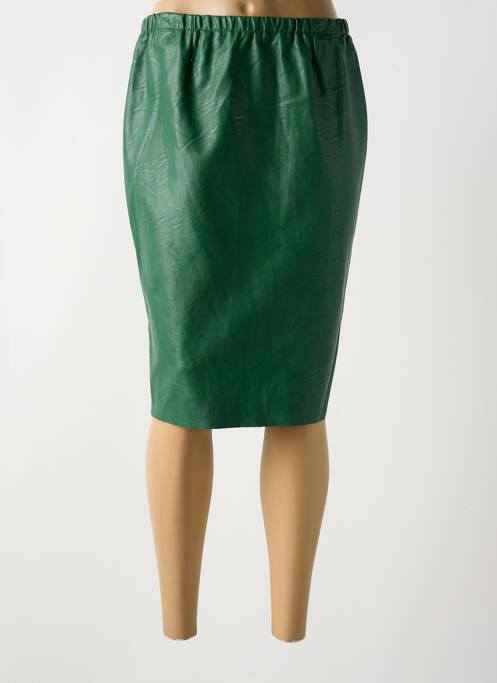 Jupe mi-longue vert SCHOOL RAG pour femme