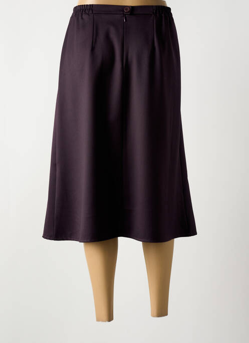 Jupe mi-longue violet GRIFFON femme