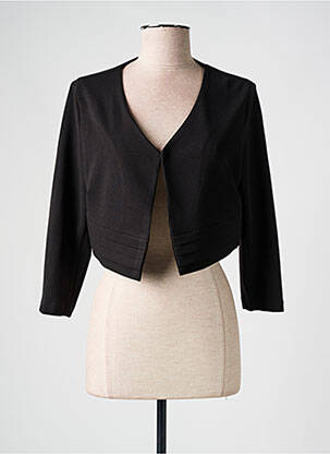 Boléro tissage crêpe noir RINASCIMENTO femme