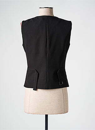 Gilet sans manche poches noir ROBUR femme