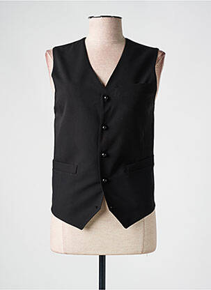 Gilet sans manche poches noir ROBUR homme