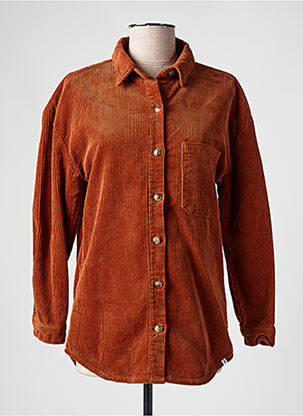 Veste casual poches orange F.A.M. femme