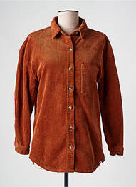 Veste casual poches orange F.A.M. femme