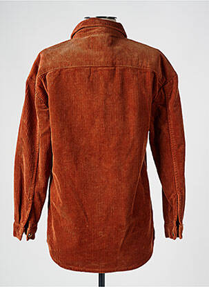 Veste casual poches orange F.A.M. femme