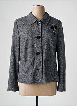 Veste chic fermeture boutonnée sur le devant gris BETTY BARCLAY femme