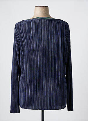 Top coupe fluide manches longues bleu GARCIA femme