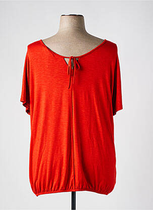 T-shirt stretch manches courtes orange TELMAIL femme