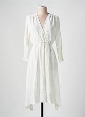 Robe mi-longue blanc SCHOOL RAG pour femme seconde vue