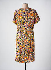 Robe mi-longue orange FRANCE RIVOIRE pour femme seconde vue