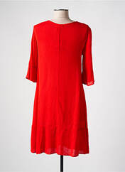 Robe mi-longue rouge YERSE pour femme seconde vue