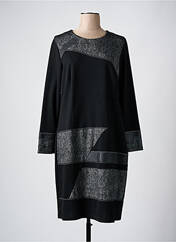 Robe pull noir FRANCE RIVOIRE pour femme seconde vue