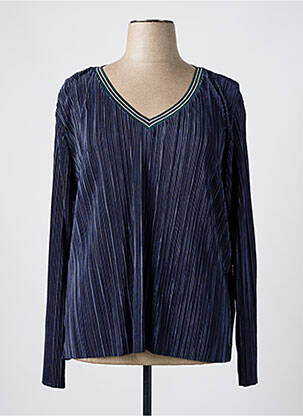 Top bleu GARCIA pour femme