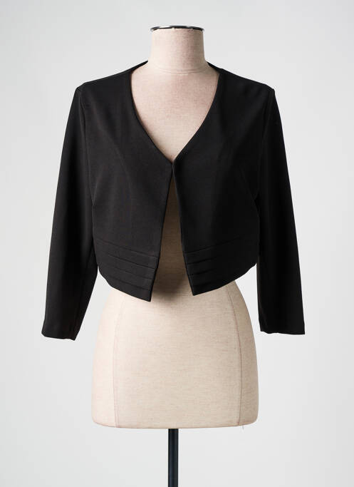 Boléro tissage crêpe noir RINASCIMENTO femme