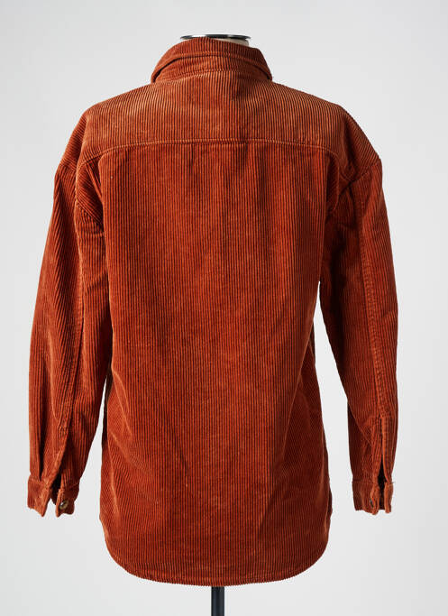 Veste casual poches orange F.A.M. femme