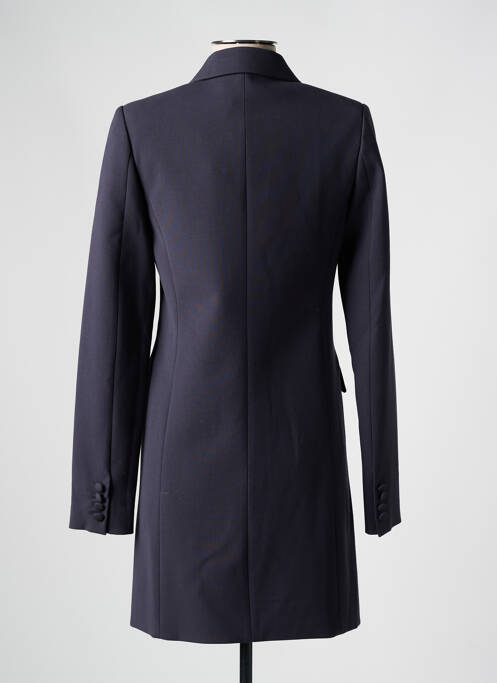Manteau long coupe cintrée sans capuche gris SCHOOL RAG femme