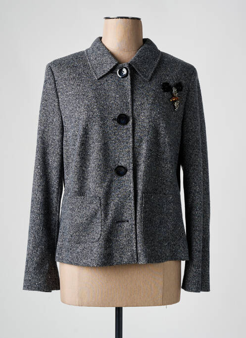 Veste chic fermeture boutonnée sur le devant gris BETTY BARCLAY femme