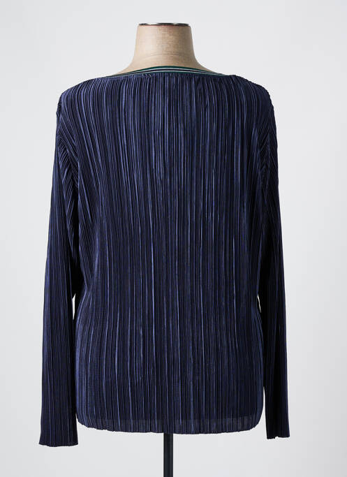 Top coupe fluide manches longues bleu GARCIA femme
