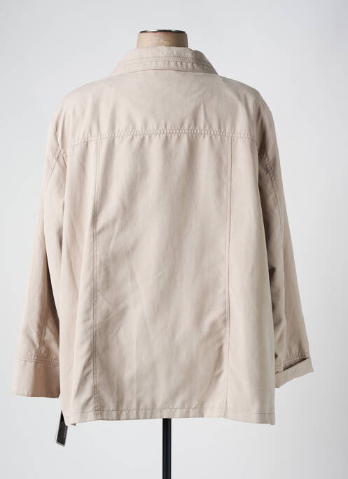 Trench tissage popeline sans capuche beige BARBARA LEBEK femme