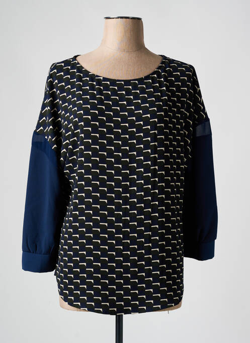 Blouse bleu LA FEE MARABOUTEE pour femme