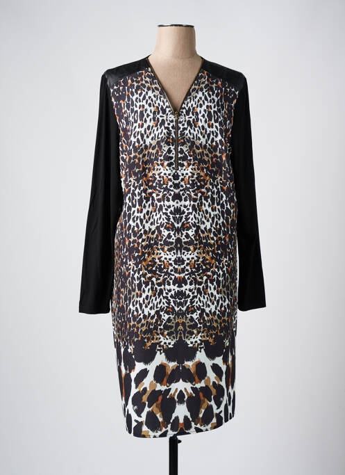 Robe mi-longue noir FRED SABATIER pour femme