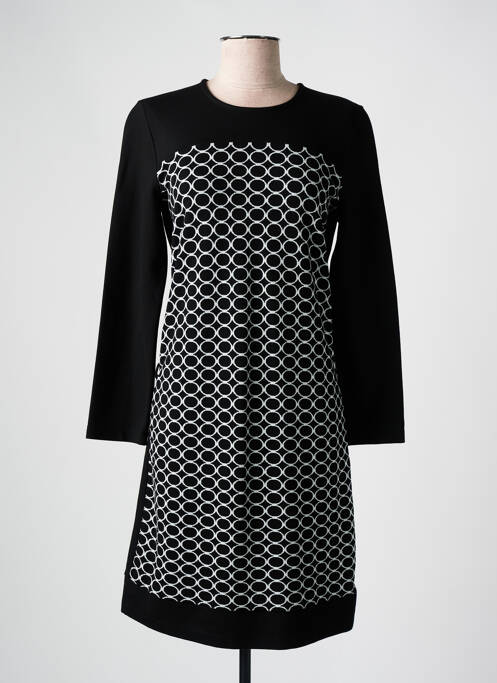 Robe mi-longue noir GRIFFON pour femme