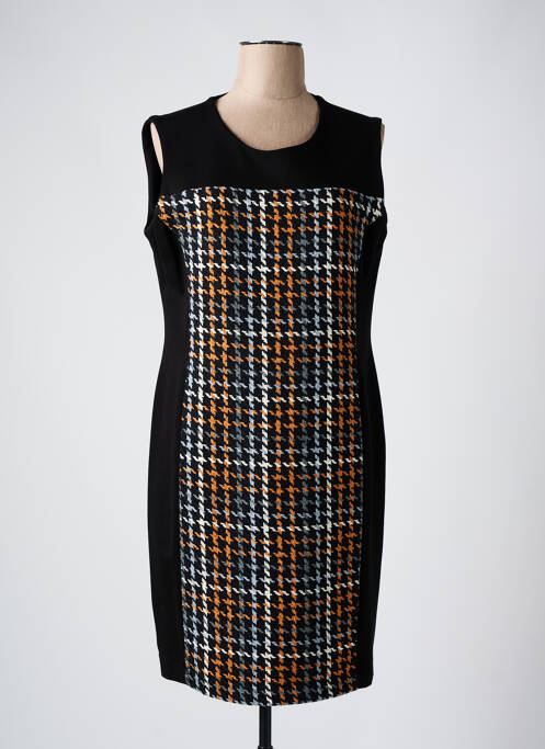 Robe mi-longue noir ORKODE pour femme