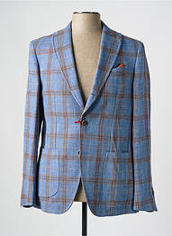 Blazer coupe cintrée bleu LEBOLE homme
