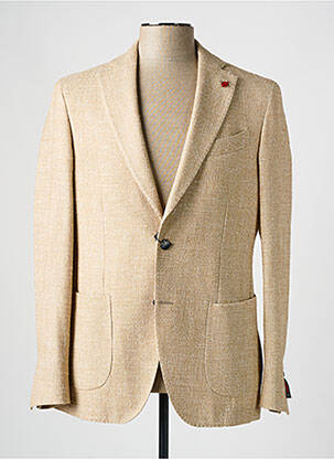 Blazer tissage chiné beige LEBOLE homme