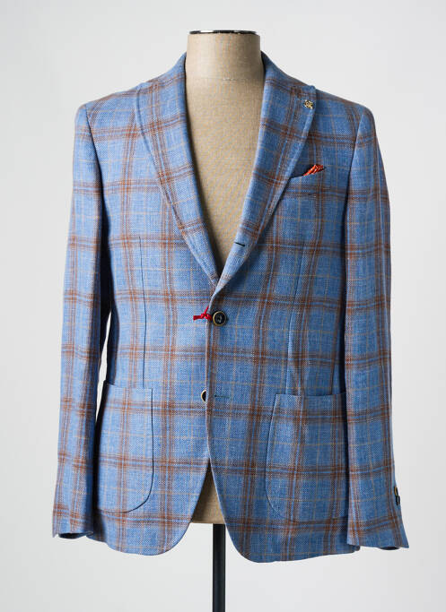 Blazer bleu LEBOLE pour homme