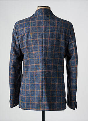 Blazer tissage chiné bleu LEBOLE homme