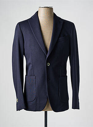 Blazer coupe cintrée bleu LEBOLE homme