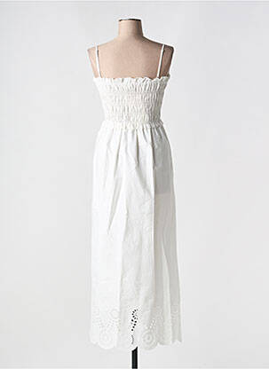 Robe longue sans manche sans manche beige GRACE & MILA femme