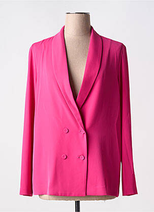 Blazer col châle rose IMPERIAL femme