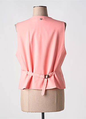Gilet sans manche doublure rose PLEASE femme