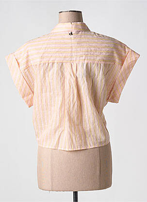 Chemisier fermeture boutonnée sur le devant manches courtes rose DIXIE femme