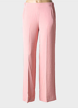 Pantalon droit taille élastique taille normale rose IMPERIAL femme