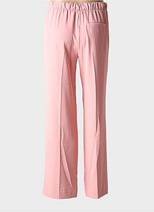 Pantalon droit taille élastique taille normale rose IMPERIAL femme