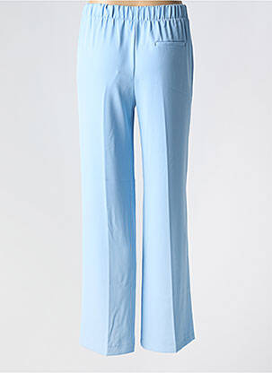 Pantalon droit tissage crêpe taille normale bleu IMPERIAL femme