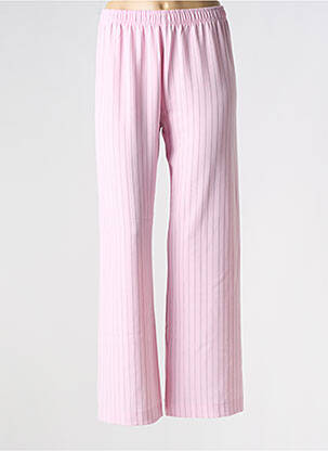 Pantalon droit taille haute taille haute rose IMPERIAL femme