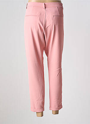 Pantalon chino fermeture zippée sous rabat boutonné taille normale rose IMPERIAL femme
