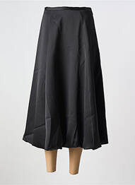 Jupe mi-longue taille à pinces noir IMPERIAL femme