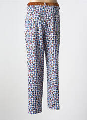 Pantalon droit bleu DIXIE pour femme seconde vue