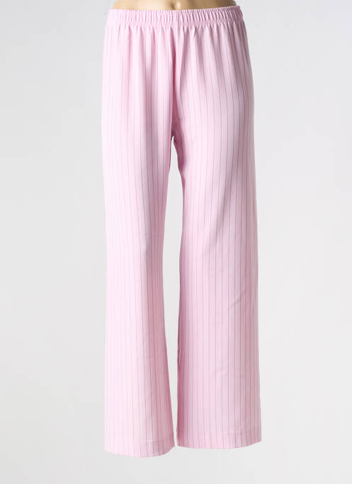 Pantalon droit rose IMPERIAL pour femme