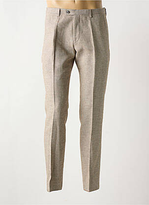 Pantalon slim taille à pinces taille normale beige ROY ROBSON homme