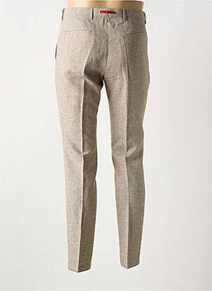 Pantalon slim taille à pinces taille normale beige ROY ROBSON homme