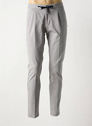 Pantalon slim stretch taille normale gris TRENDY homme
