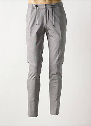 Pantalon slim stretch taille normale gris ROY ROBSON homme